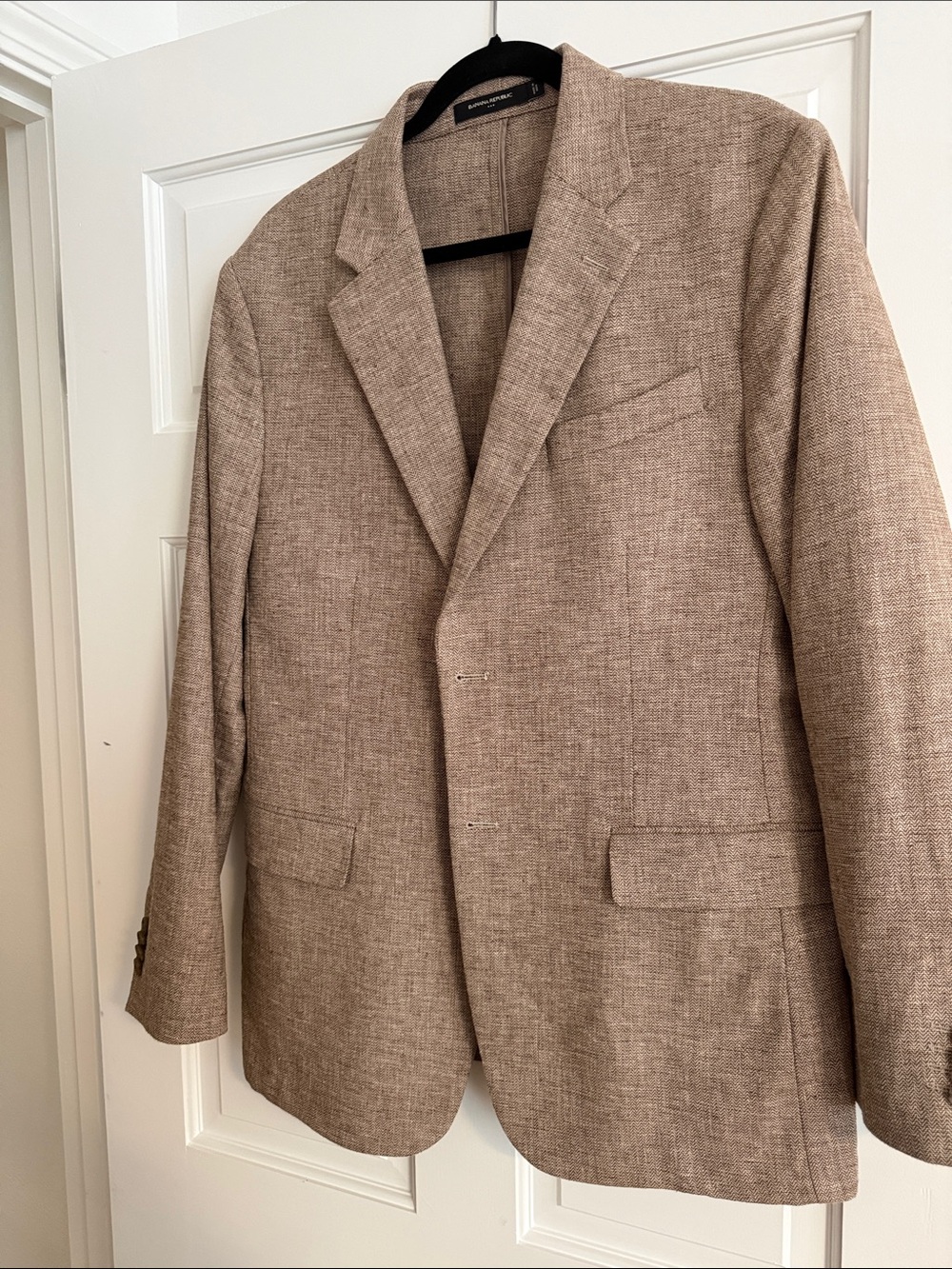 Banana Republic Beige-Tan Textured Blazer